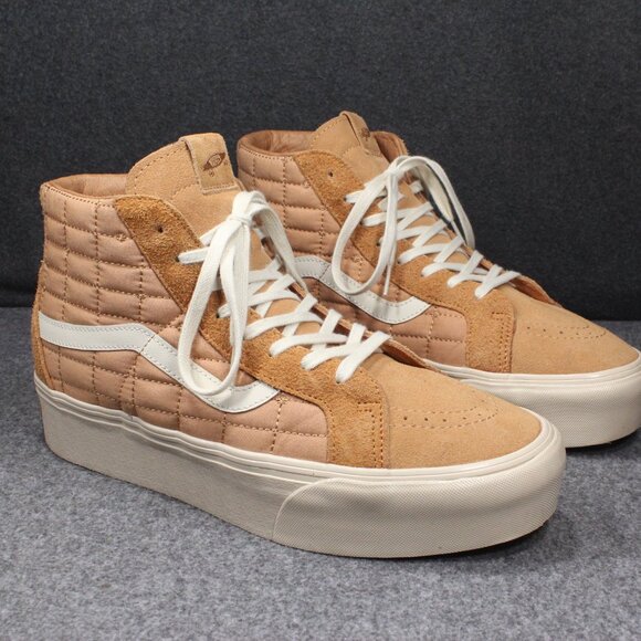 VANS X JOE FRESH GOODS SK8 HI Reissue JFG Camel Platform Shoes Mens Size 12 - Picture 2 of 12